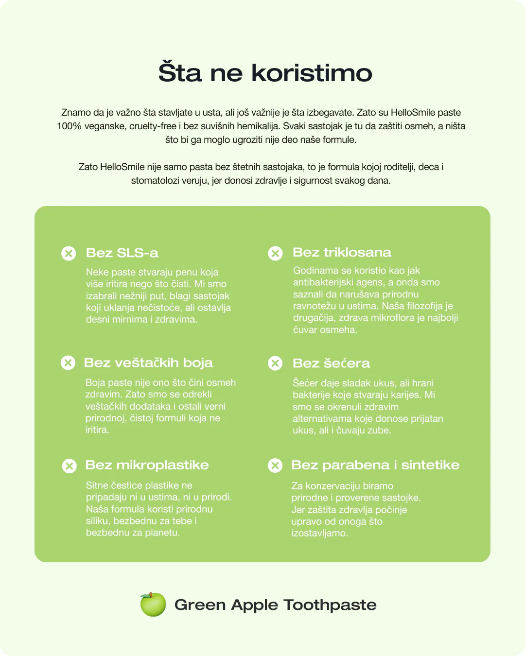 Pasta za zube Zelena jabuka - Image 9